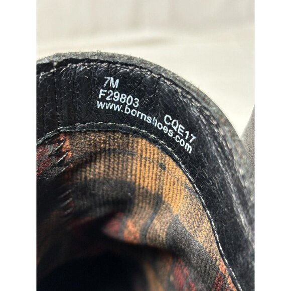 Børn Pourri Black Leather Ankle Boot Size 7 - Picture 13 of 14